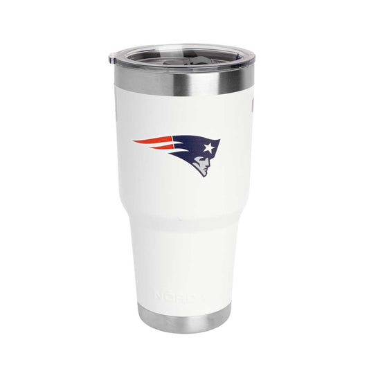 Norday Termo New England Patriots 30oz White - Vaso térmico de acero inoxidable