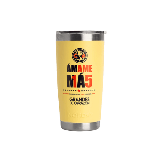 Norday Termo Tumbler América Bicampeon 20oz - Vaso térmico de acero inoxidable