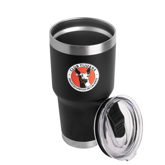 Norday Termo Tumbler Xolos Negro 30oz - Vaso térmico de acero inoxidable