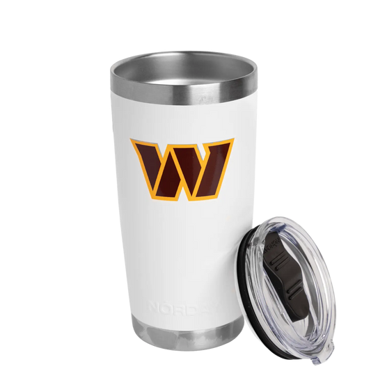 Norday Termo Washington Commanders 20oz - Vaso térmico de acero inoxidable