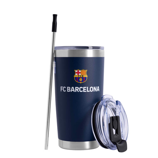 Norday Termo Tumbler Barcelona Navy 20oz - Vaso térmico de acero inoxidable
