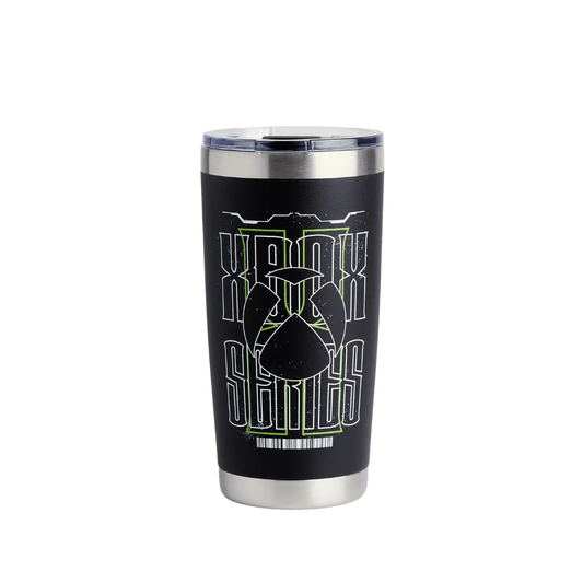Norday Termo Tumbler Xbox Negro 20oz - Vaso térmico de acero inoxidable