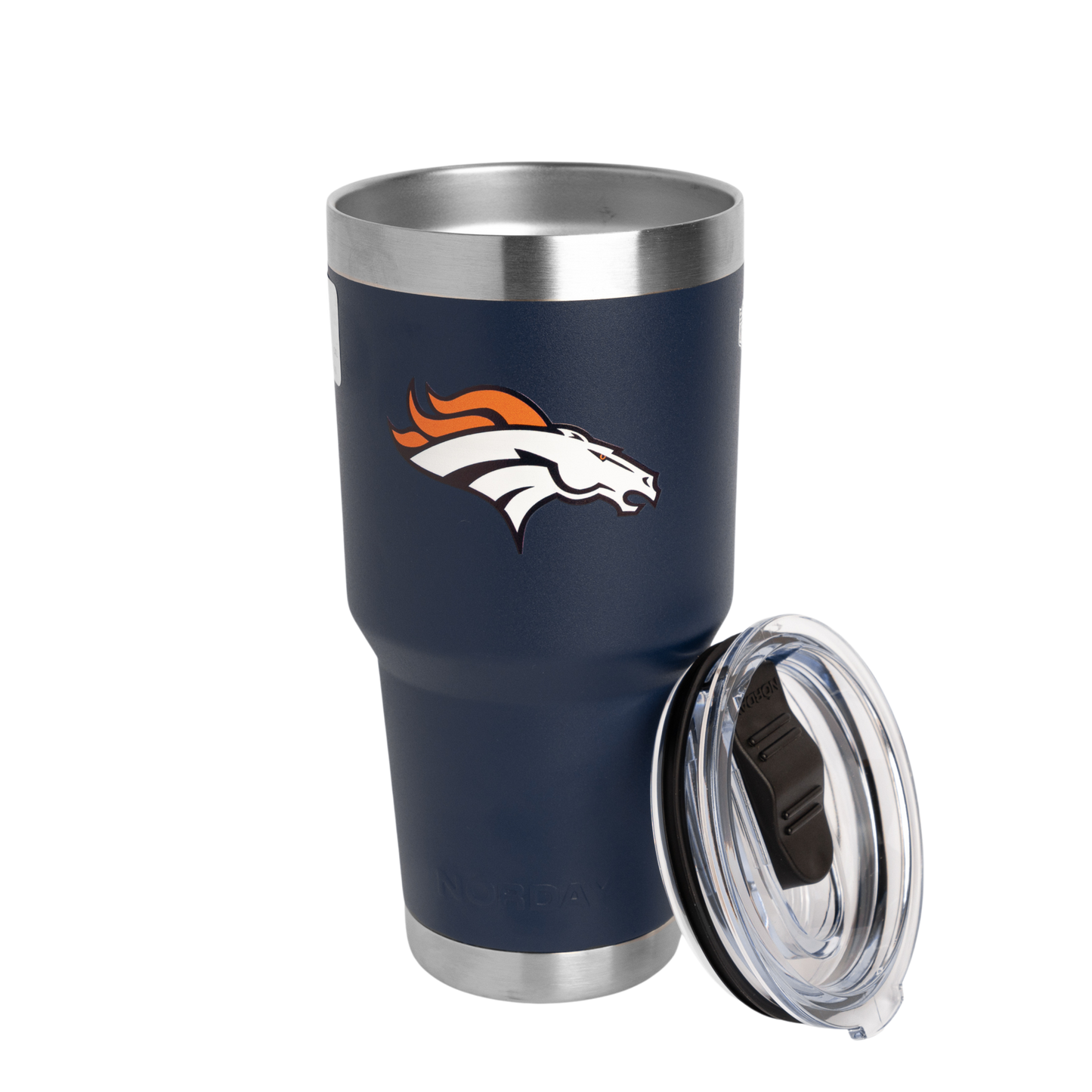 Norday Termo Denver Broncos 30oz - Vaso térmico de acero inoxidable