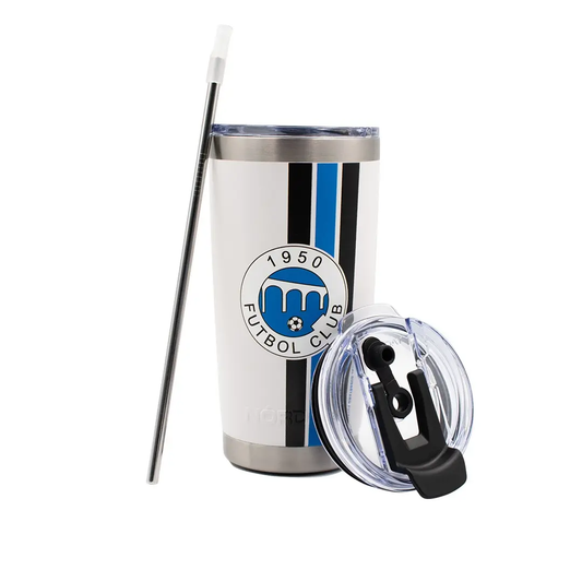 Norday Termo Tumbler Queretaro Gallos Blancos 20oz - Vaso térmico de acero inoxidable