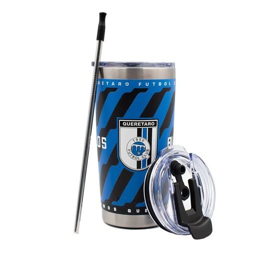 Norday Termo Tumbler Queretaro Gallos Blancos 20oz - Vaso térmico de acero inoxidable