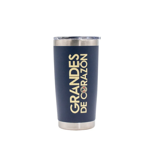 Norday Termo Tumbler América Navy Grandes de Corazón 20oz - Vaso térmico de acero inoxidable