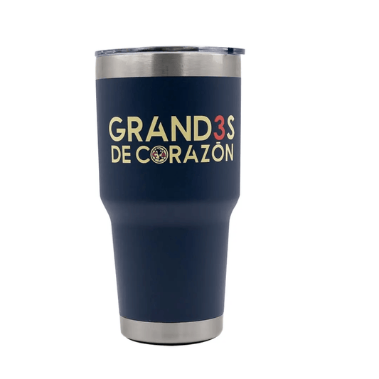 Norday Termo Tumbler América Navy Grandes de Corazón 30oz - Vaso térmico de acero inoxidable